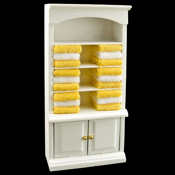 Bathroom Cabinets For Towels white bathroom cabinet yellow towel dollhouse furniture Bathroom Cabinets For Towels white bathroom cabinet yellow towel dollhouse furniture