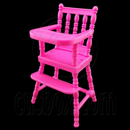 Pink Nursery Baby High Chair 1 6 Barbie Kelly Doll 39 S House