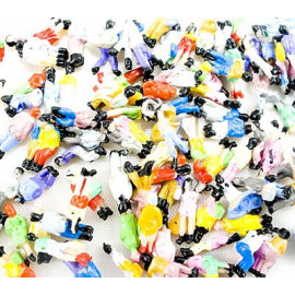 Lot 100 People Figure Painted Train Model Z 1:200 Scale