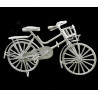 White Wire Mini Bicycle Bike Rare Dollhouse Miniature