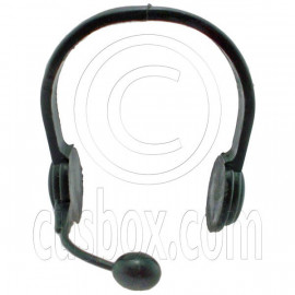 Black Music Headphone Microphone 1/6 Barbie Doll's House Dollhouse Miniature