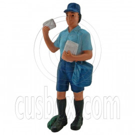 Post Office Postman Mailman Carrier Figure Painted War Train Model 1:30 G Scale