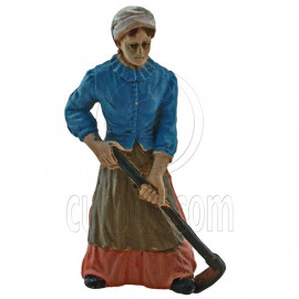 Garden Farming Old Women People Figure Painted War RR Train Model 1:30 G Scale