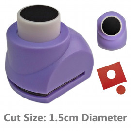 Circle Hole Round Paper Edge Craft Punch Scrapbooking Die Cut Cutter 1.5cm
