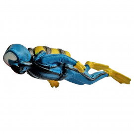 Underwater Deep Diving Scuba Diver Figure Painted Train Model 1:30 G Scale